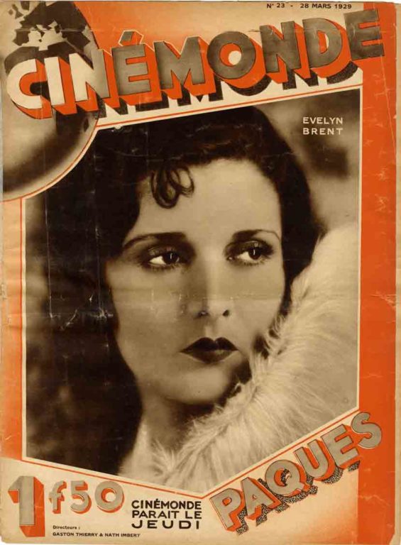 Image of Art. 258, 15 novembre 2019 | document • René Guetta [Clappique], «Sonore ou parlant ?», «Cinémonde», 28 mars 1929, p. 408.